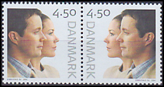 Danmark AFA 1388 - 89<br>Postfrisk Parstykke